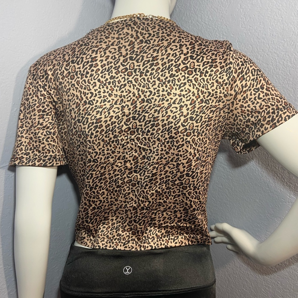 Leopard print satin women’s top by SHEIN - Picture 6 of 7